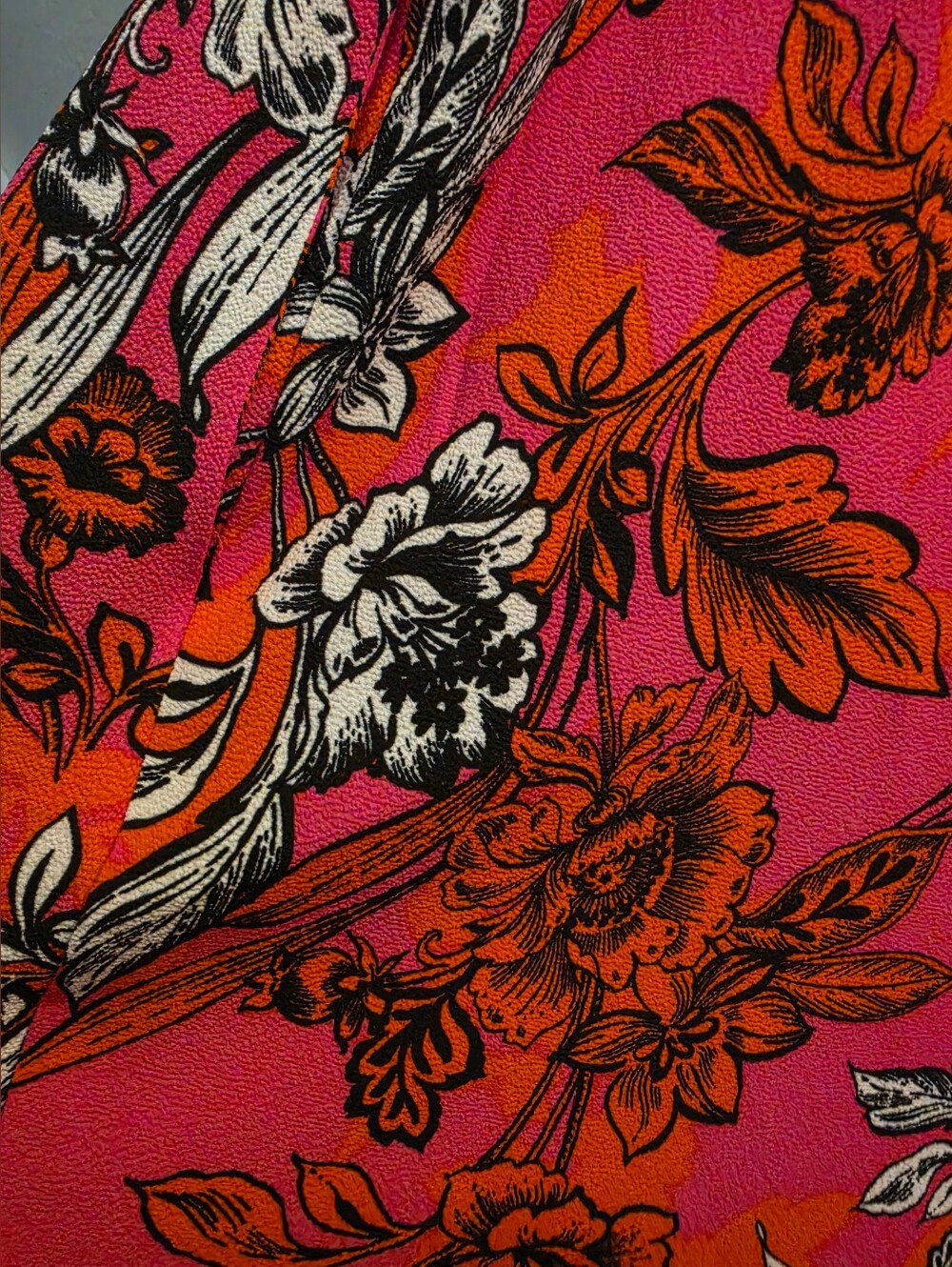 City Chic Pink & Orange Floral Maxi Dress - Picture 5 of 6